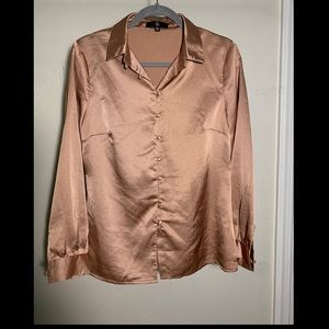 Missguided Satin Button Down